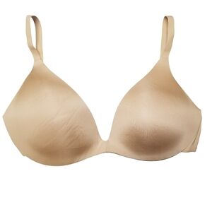 Skims Wireless Form Body Pushup BRA  Sand Size 32DDD NWT